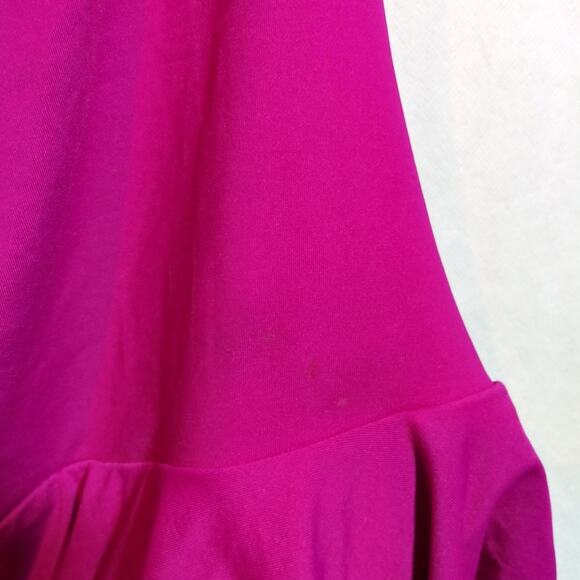 Lauren Ralph Lauren Bel Aire One Piece Skirted Swimsuit Pink White Size 10 - Picture 8 of 11